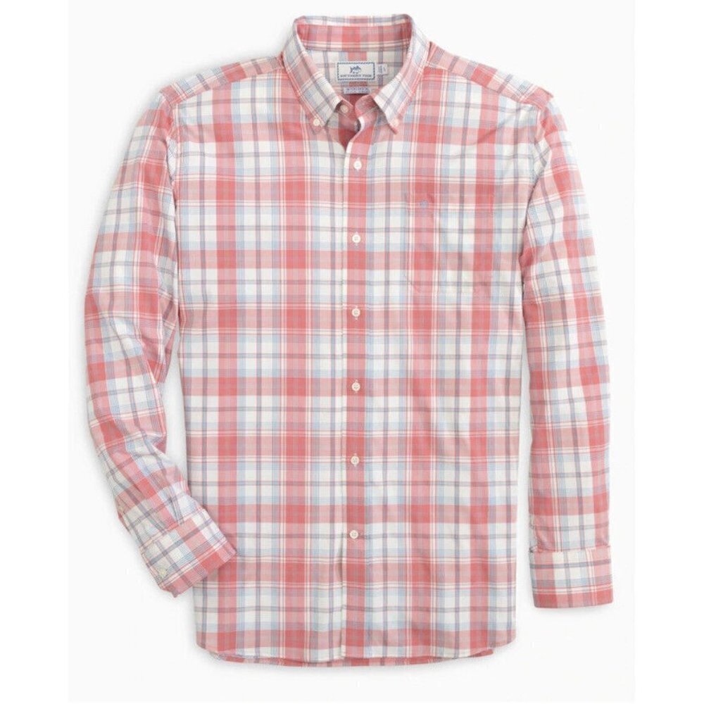Southern Tide Ormond Plaid Intercoastal Button Down Shirt NWT Small